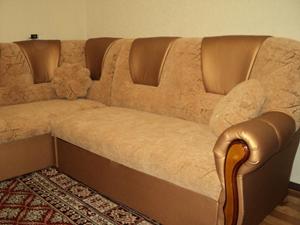 Частичная обтяжка мягкой мебели в Казани